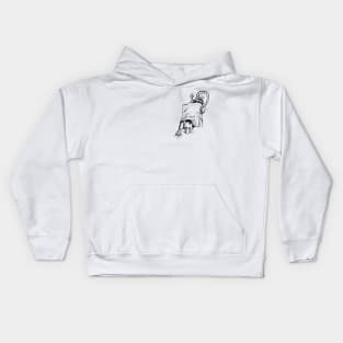 Rat in the pocket Kids Hoodie